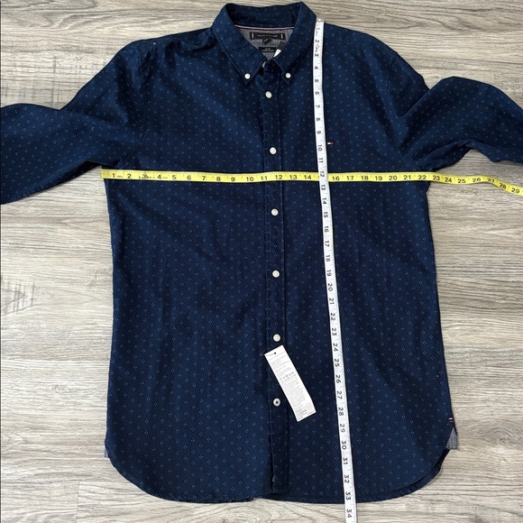 Tommy Hilfiger Slim Fit Brushed Men’s Size XL Shirt NWT - Picture 7 of 8